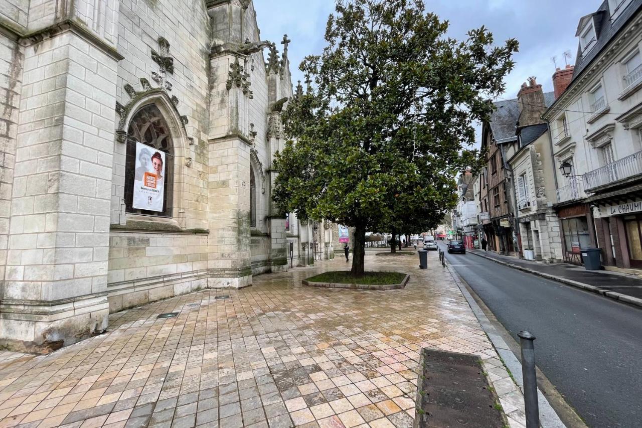 Ferienwohnung Le Chambord Beautiful Half-Timbered House With Terrace Tours Exterior foto